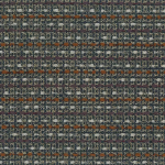 Osborne & Little LAVENHAM F7760-06 Charcoal grey with burgundy, copper and cream accents