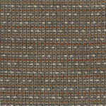 Osborne & Little LAVENHAM F7760-09 Rich terracotta brown, deep charcoal grey and cream tweed blend