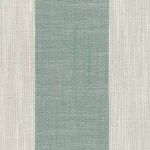 Osborne & Little PISA LARGO F7791-04 Muted teal central stripe with natural linen borders