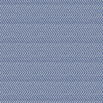 Osborne & Little BEACHCOMBER F7865-01 Navy blue and white herringbone pattern with textured appearance