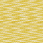 Osborne & Little BEACHCOMBER F7865-04 Bright sunshine yellow and white textured herringbone pattern