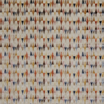 Osborne & Little COLVILLE F7870-01 Cream base with terracotta, navy and soft gold accents