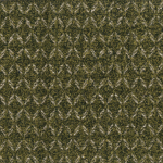 Osborne & Little CLARENDON F7876-02 Olive green with cream geometric pattern highlights