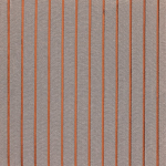 Osborne & Little PUEBLO STRIPE F7951-01 Light taupe grey base with burnt terracotta vertical stripes