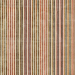 Osborne & Little MOLINA F7993-03 Coral pink, navy blue and cream vertical stripes