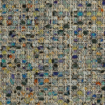 Osborne & Little ARIANI F7994-01 Beige background with turquoise, purple, and orange speckled accents