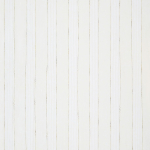 Osborne & Little DARIEN F8011-01 Pure white with subtle beige and gold thin stripes