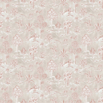 Osborne & Little KARUNA F8023-04 Warm beige background with subtle blush pink motifs