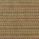 Nina Campbell FLAUBERT NCF3810-06 Sage green base with terracotta red and burnt orange accents