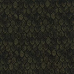 Nina Campbell GILTY WEAVE NCF3932-08 Deep forest green with black accents