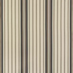 Nina Campbell ARNO NCF3941-04 Cream background with taupe grey stripes and black accents