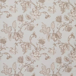 Nina Campbell CELENDIN NCF4072-04 Pale silver-grey background with light taupe floral pattern