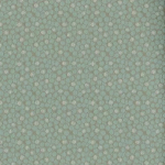 Nina Campbell KIRKHAM NCF4081-01 Soft sage green with cream circular accents throughout