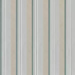Nina Campbell HESTERCOMBE NCF4091-01 Soft sage green, beige, and pale grey with white stripes