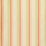 Nina Campbell HESTERCOMBE NCF4091-06 Coral pink, pale cream, and soft yellow stripes