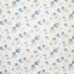 Nina Campbell NYMANS NCF4094-01 Soft powder blue and pale grey on white background