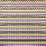 Nina Campbell CAWDOR NCF4135-05 Brown, lilac and lime green horizontal stripes with yellow accents