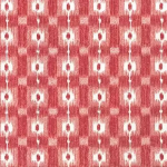 Nina Campbell MAUDE CHECK NCF4194-04 Coral red and white with salmon pink undertones