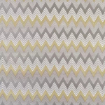 Nina Campbell BARGELLO NCF4210-01 Soft grey, pale yellow and white chevron combination