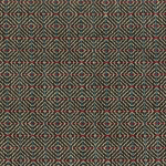 Nina Campbell TODI NCF4262-03 Dark green and burgundy with beige undertones