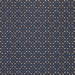 Nina Campbell CLARIBEL NCF4281-04 Steel blue and white dots on charcoal grey background