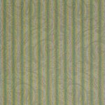 Nina Campbell CHÂTEAULIN NCF4320-03 Sage green with pale yellow and grey vertical striping