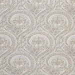 Nina Campbell LES INDIENNES NCF4330-02 Soft silver grey and cream with pale taupe accents
