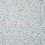 Nina Campbell ARLES NCF4333-01 Soft powder blue, coral pink and cream with textured pattern
