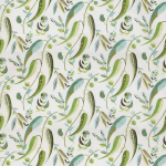 Nina Campbell COLBERT NCF4334-04 Lime green, sage and turquoise on cream background
