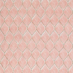 Nina Campbell BONNELLES NCF4335-01 Coral pink and cream with subtle golden accents