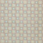 Nina Campbell GARANCE NCF4336-01 Soft beige background with turquoise blue and pale yellow accents