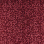 Nina Campbell BRIDESHEAD DAMASK NCF4372-01 Rich burgundy red with darker crimson tones throughout