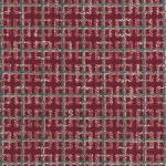 Nina Campbell RODMELL NCF4384-02 Deep cranberry red with grey and cream highlights