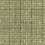 Nina Campbell RODMELL NCF4384-05 Olive green with natural beige crosshatch detailing