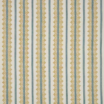 Nina Campbell BASHOLI NCF4403-01 Soft duck egg blue, mustard yellow and cream background