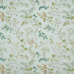 Nina Campbell ALMORA NCF4404-02 Pale mint background with forest green and golden yellow details