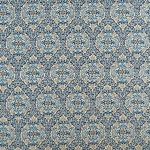 Nina Campbell RANA NCF4411-04 Light blue and navy with cream and taupe accents