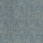 Nina Campbell LAVANI NCF4421-06 Steel blue with navy accents on light grey background