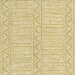 Nina Campbell BANSURI NCF4422-01 Soft mustard yellow and cream with pale gold accents