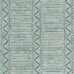 Nina Campbell BANSURI NCF4422-02 Muted sage green and ivory with seafoam undertones