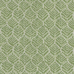 Nina Campbell MIRAN NCF4441-02 Fresh apple green and cream with light natural undertones