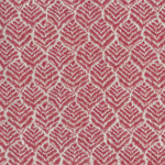 Nina Campbell MIRAN NCF4441-06 Raspberry red and white with subtle pink highlights
