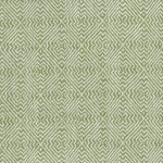 Nina Campbell ALTAI NCF4442-02 Sage green and cream textured geometric fabric