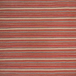 Nina Campbell BERGERET NCF4450-05 Vibrant crimson, rust red and beige with blue highlights