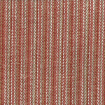 Nina Campbell BALAINE NCF4452-04 Coral red, cream and light brown in textured weave