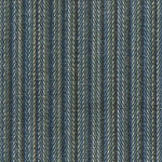 Nina Campbell BALAINE NCF4452-06 Navy blue, slate grey and cream in herringbone arrangement