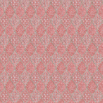 Nina Campbell COUDREAU NCF4461-02 Coral red, raspberry pink and cream geometric design