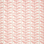 Nina Campbell PLUMIER NCF4462-02 Coral pink and soft blush pink on cream background