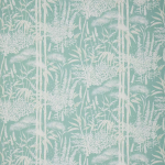 Nina Campbell POITEAU NCF4463-02 Soft aqua mint with creamy white floral elements