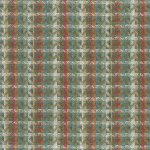 Nina Campbell CHICOT NCF4473-06 Sage green, rust red and beige with cream grid